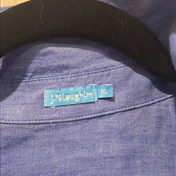 J. McLaughlin Blue Blouse - Picture 2 of 4